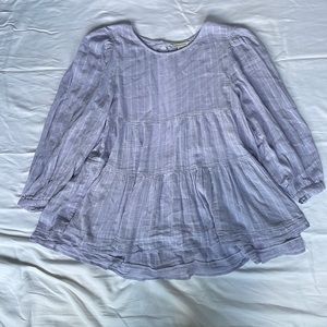 American Eagle Purple Tunic Top